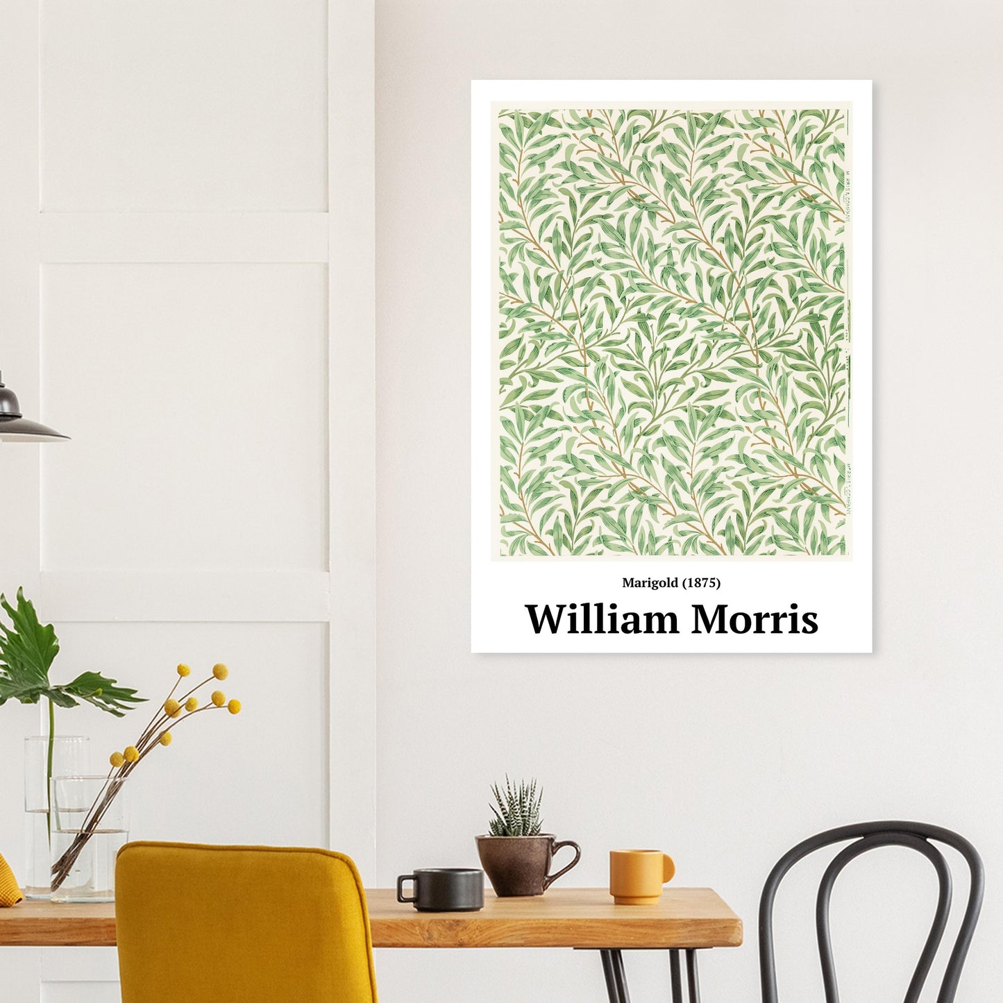 William Morris Marigold Poster (1875) – Premium Matte Museumsqualität