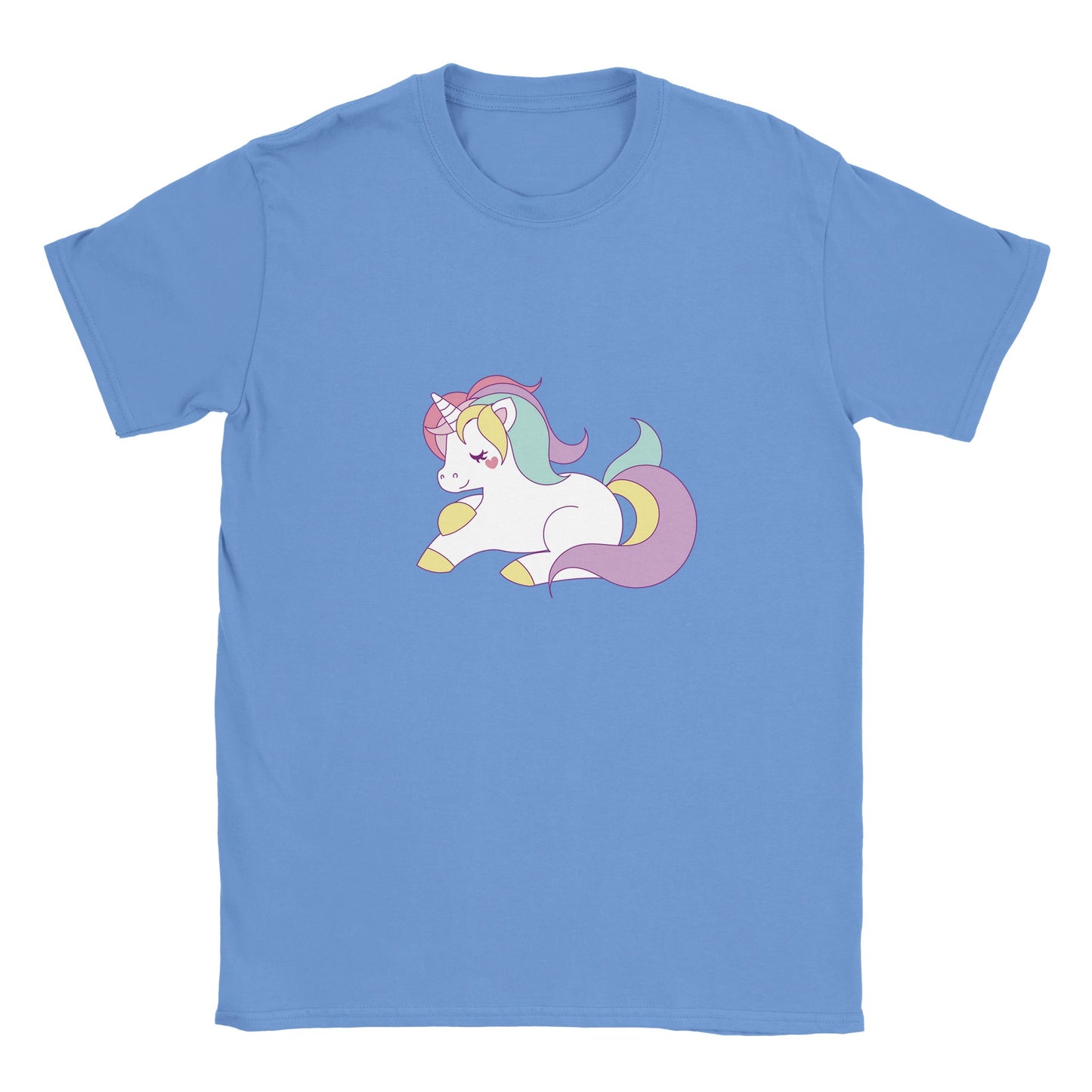 Kinder-Kunst-T-Shirt – Einhorn-Kunstwerk Nummer 1 – klassisches Kinder-T-Shirt
