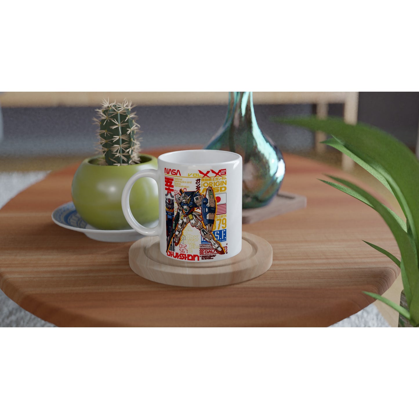 Coffee Mug - Gundam Artwork Vol 2 - White Ceramic 330ml Mug