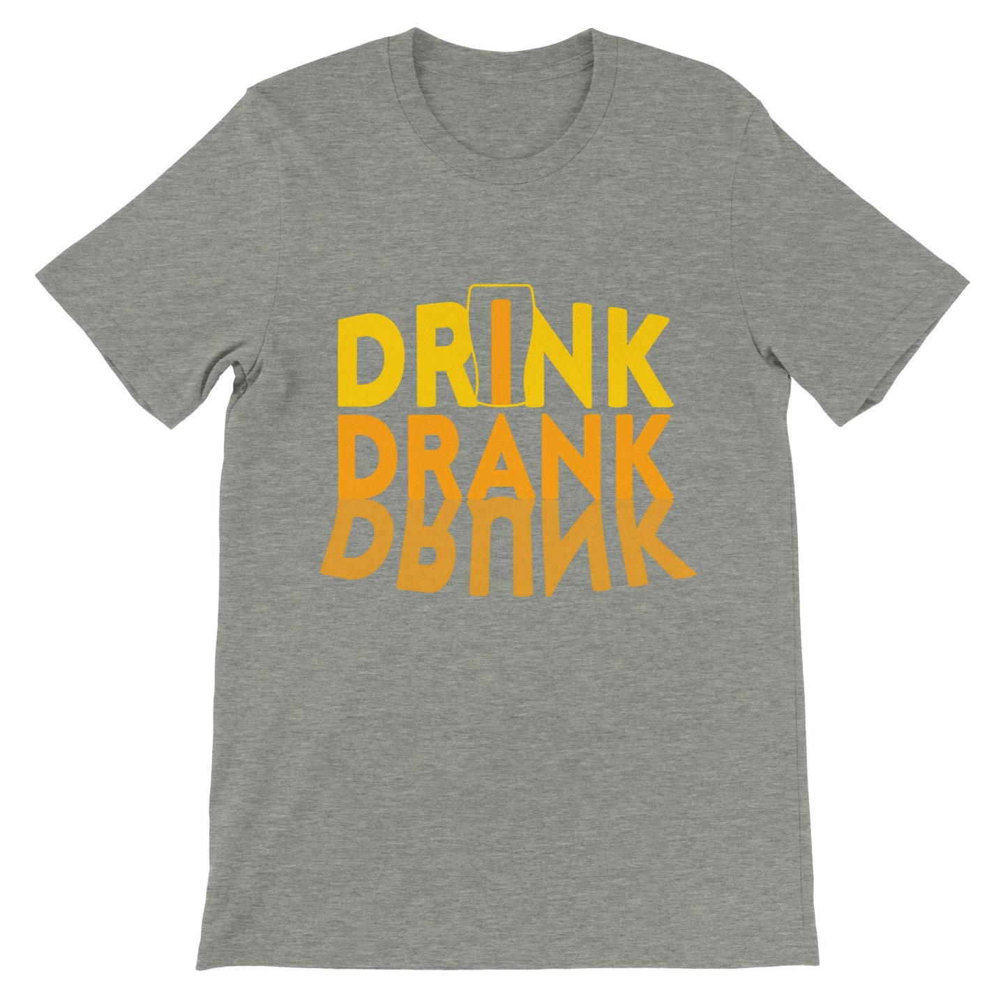 Funny T-shirts - Drink Drunk Drunk - Premium Unisex T-shirt