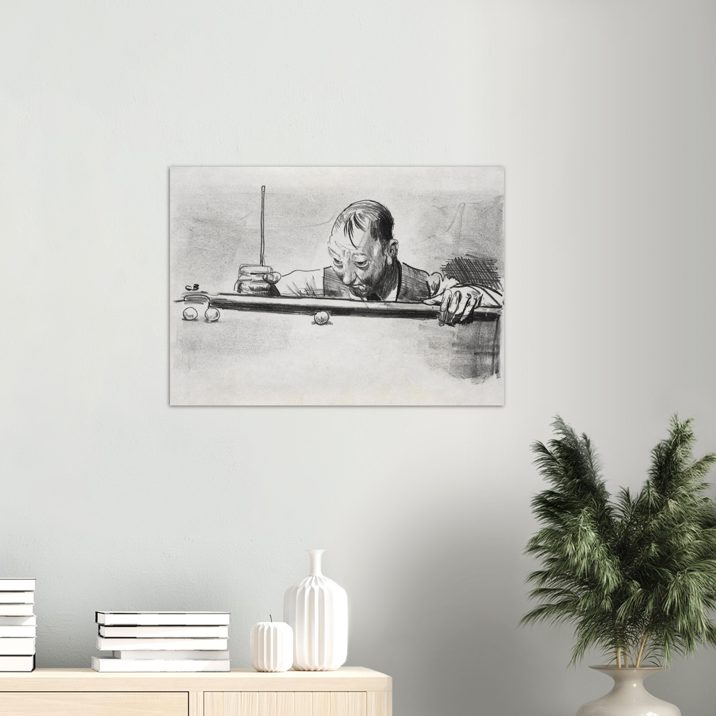 Poster – Hallensportler (1921) George Wesley Bellows – Hochwertiges mattes Posterpapier