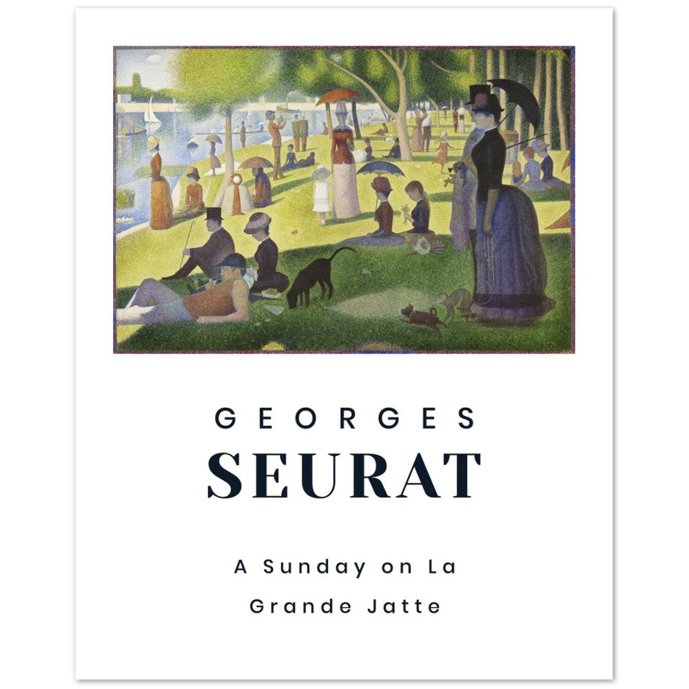 Poster – Ein Sonntag auf La Grande Jatte (1884) – Original vom Art Institute of Chicago