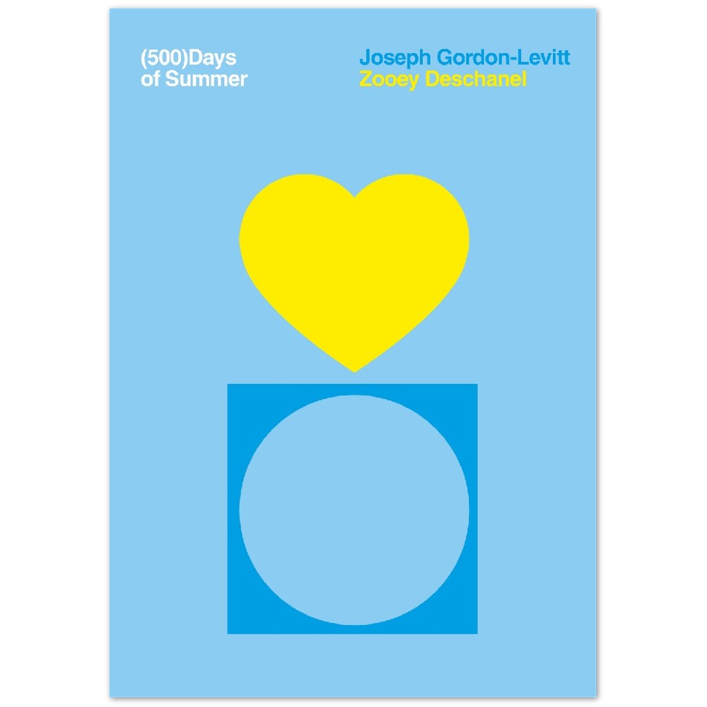 Filmplakat – (500) Days of Summer Artwork-Poster