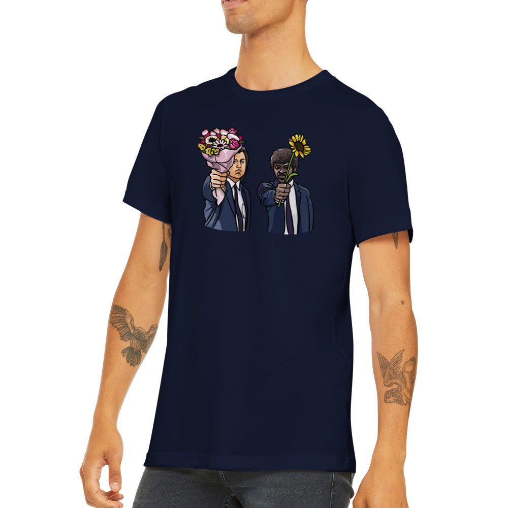Pulp Fiction – Flower Love Artwork (Premium Unisex T-shirt)