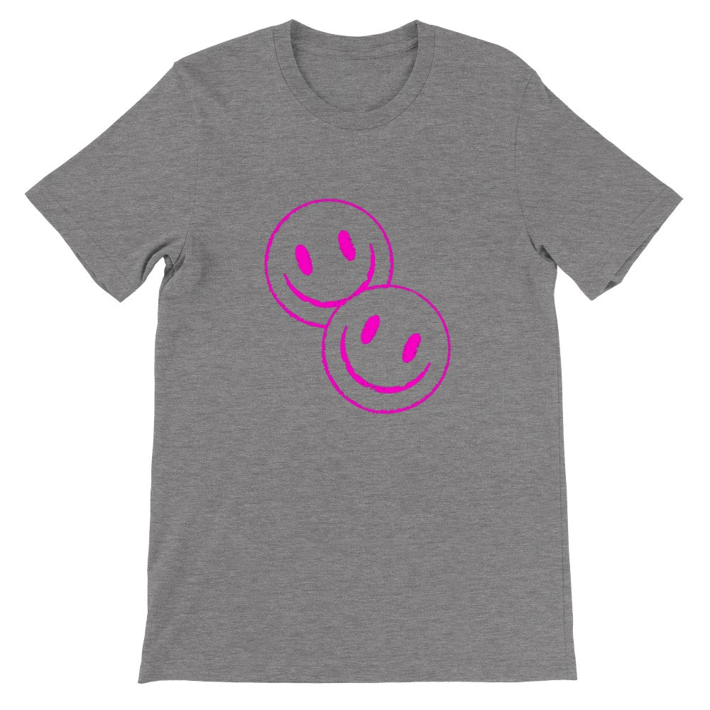 Artwork T-Shirt – Zypern Punk Style Smiley – Premium Unisex T-Shirt