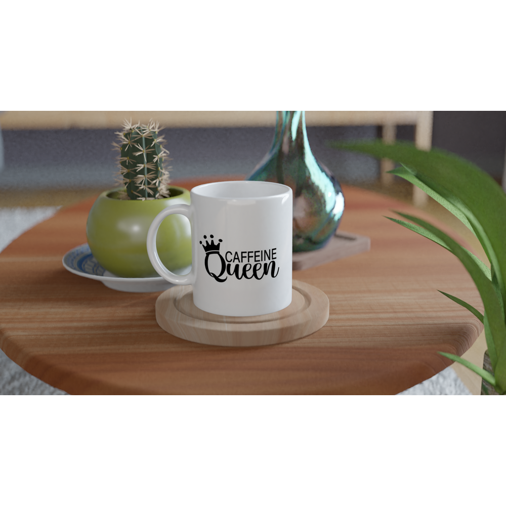 Krus - Sjov Kaffe Citat - Caffeine Queen