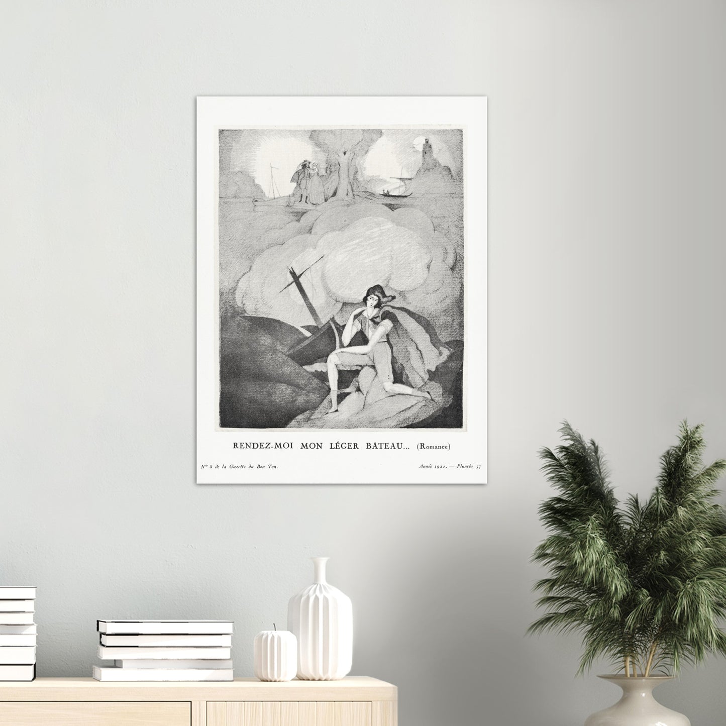 Poster – Romance (1921 von Charles Martin – Premium Matte Paper