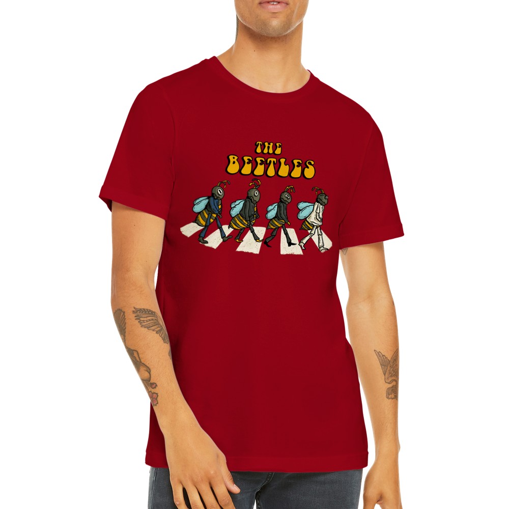 Music T-shirt - Fun Designs Artwork - The Beetles Premium Unisex T-shirt