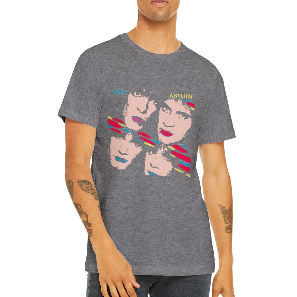 Music T-shirt - Kiss Artwork - Kiss Asylum Cover Art Premium Unisex T-shirt