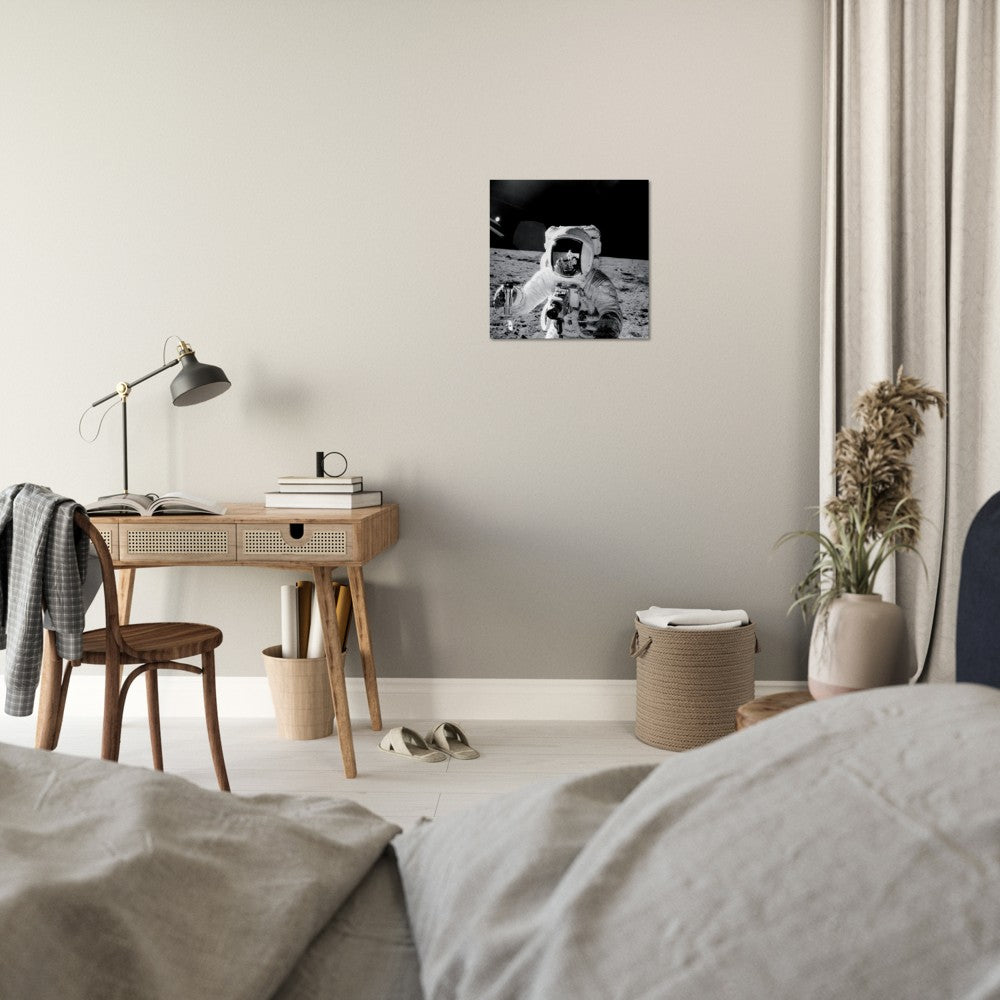 NASA-Poster – Astronaut Alan Bean – Premium-Posterpapier, matt