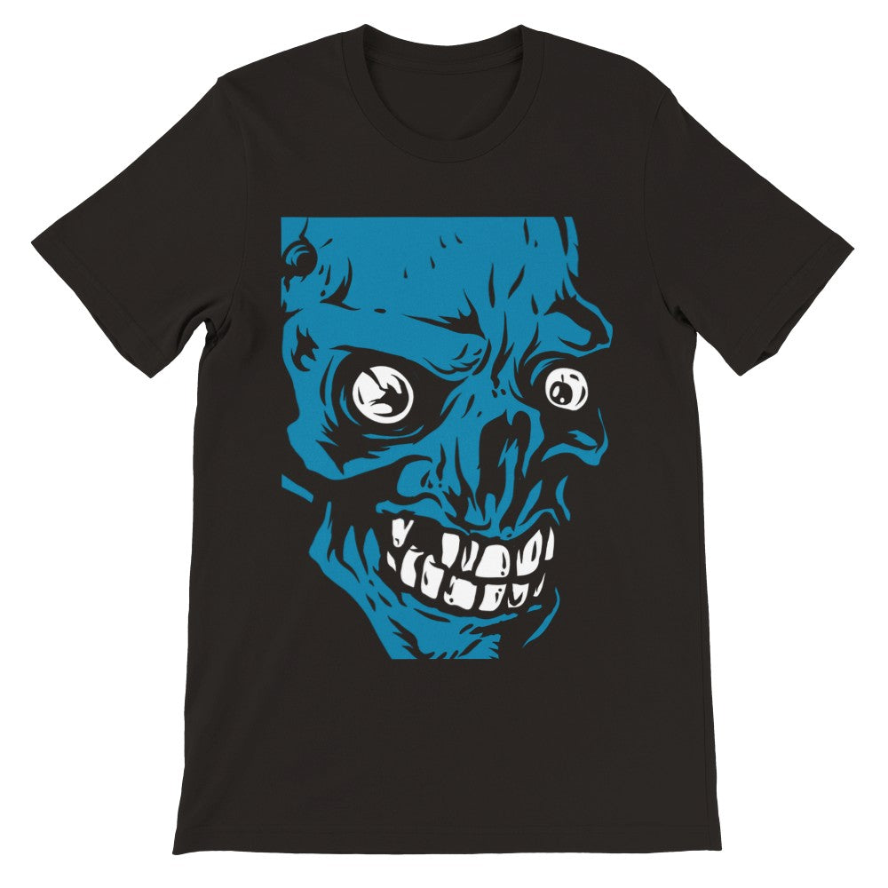 Artwork T-Shirts – Scary Eyes Skull Artwork – Premium-Unisex-T-Shirt