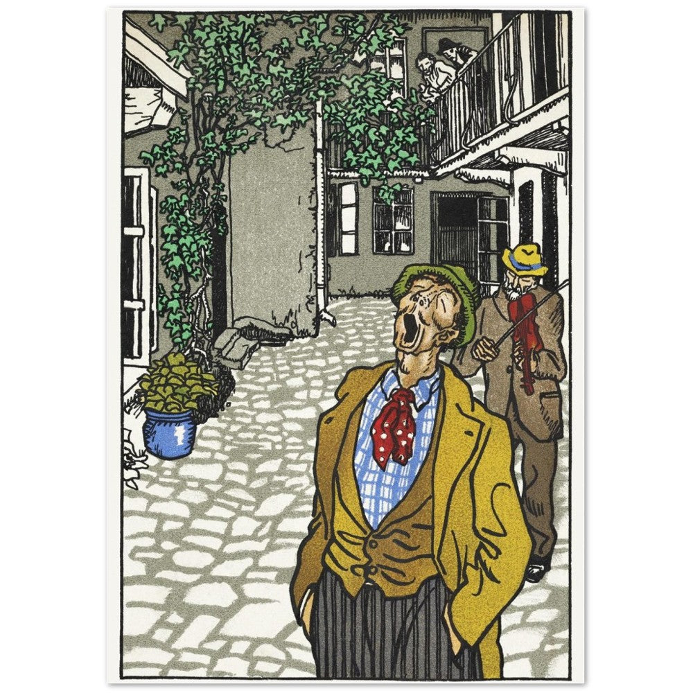 Poster Naturally Gifted Singer (Natursänger!) (1911) by Moriz Jung