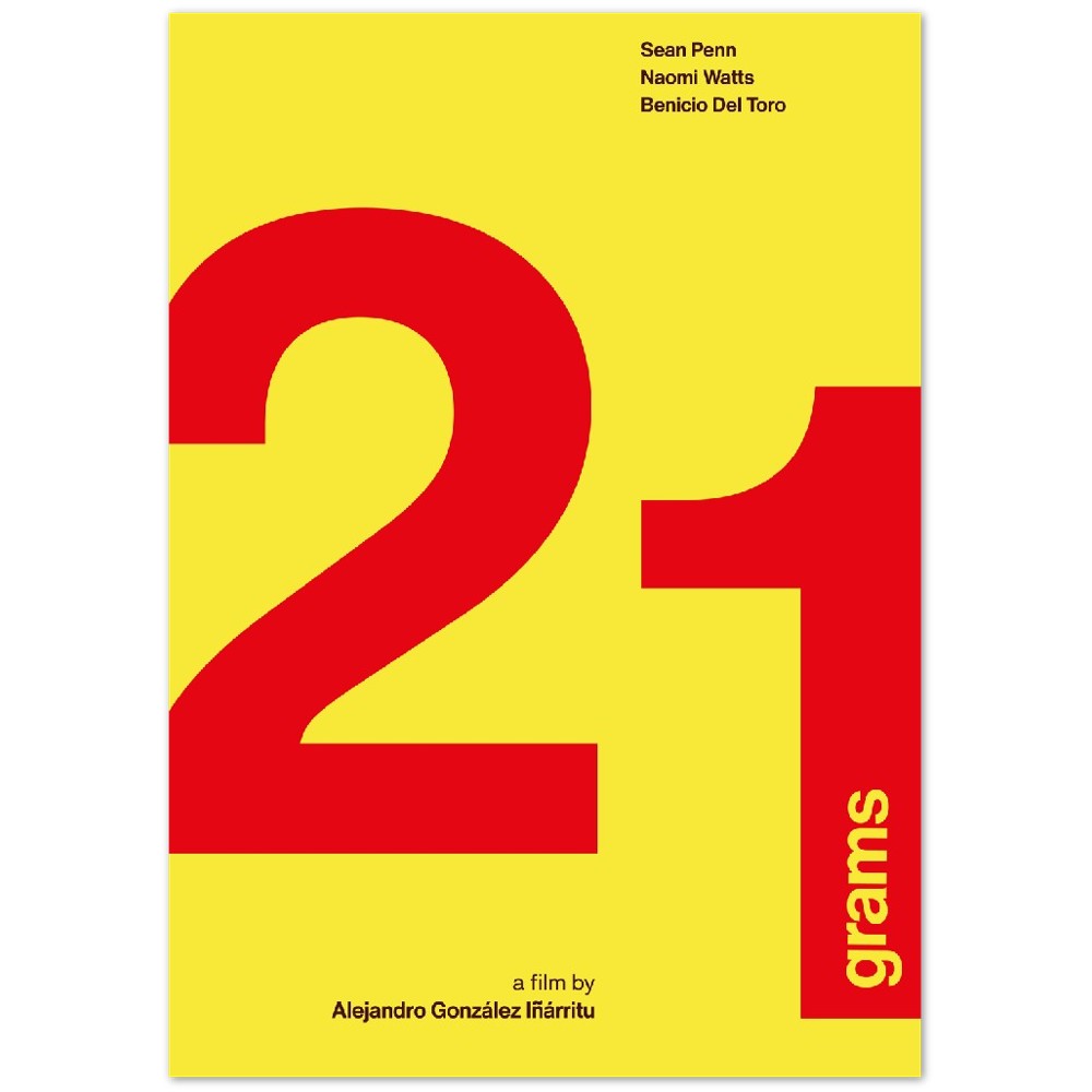 Filmposter – 21 Gramm Artwork Poster