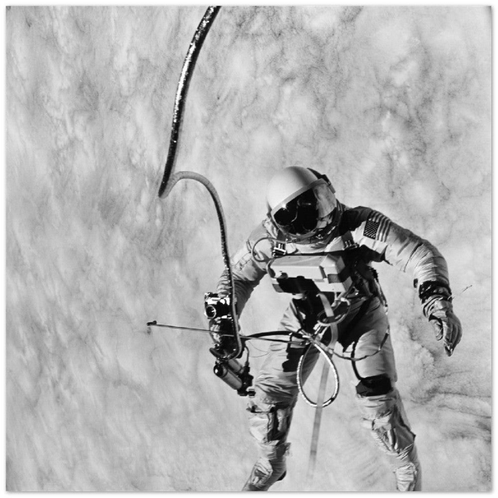 NASA Poster – Edward H White II Pilot für Gemini-Titan 4 (GT-4) Premium Posterpapier matt