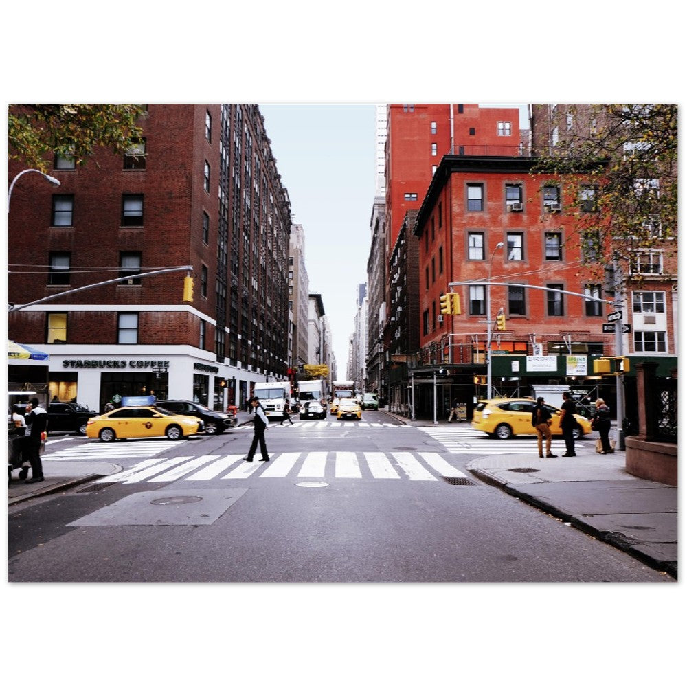 Poster – New York City Madison Avenue City Poster – hochwertiges mattes Papier