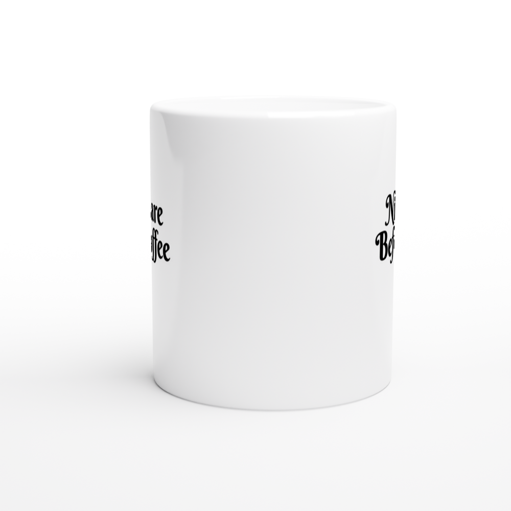 Nightmare Before Coffee – Sjovt Krus (Hvid Keramik 330 ml)