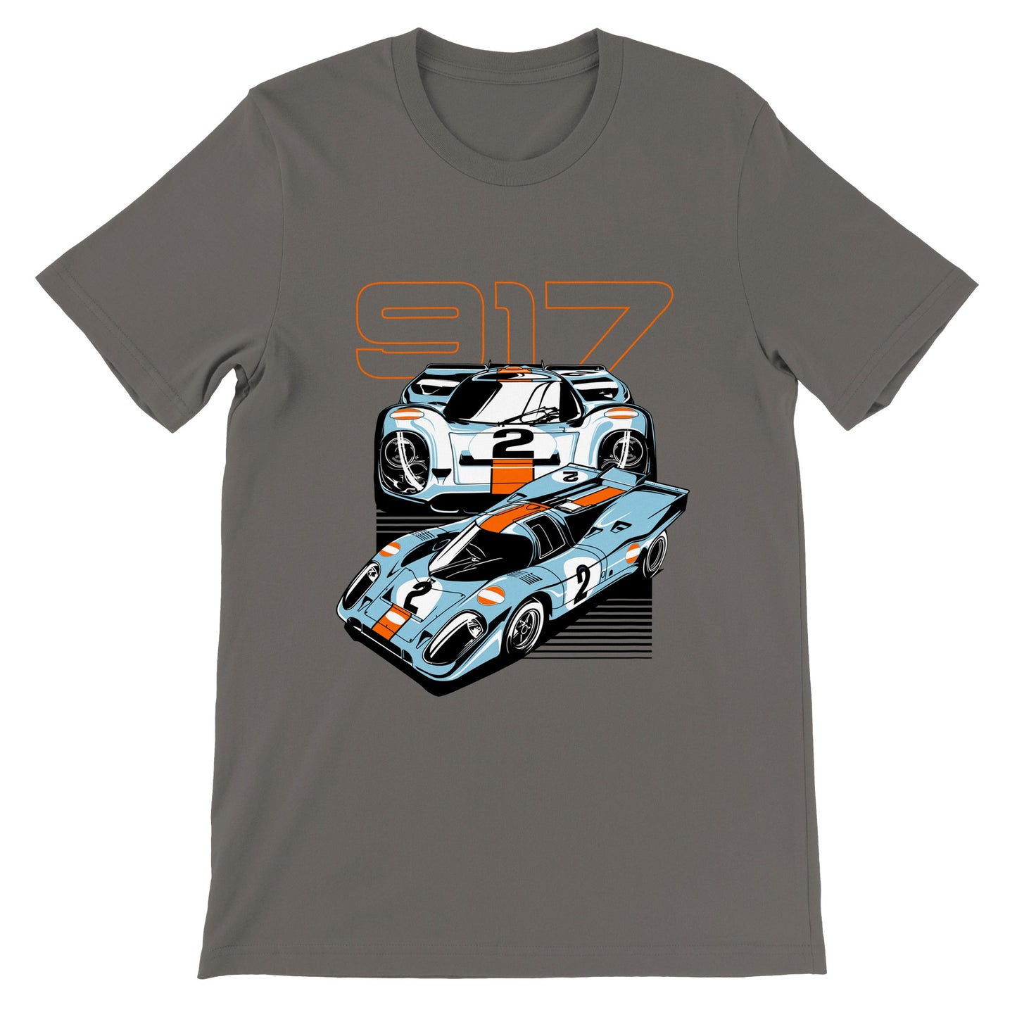 Auto-T-Shirt – Das Superauto 917 – Kunstwerk – Premium-Unisex-T-Shirt 