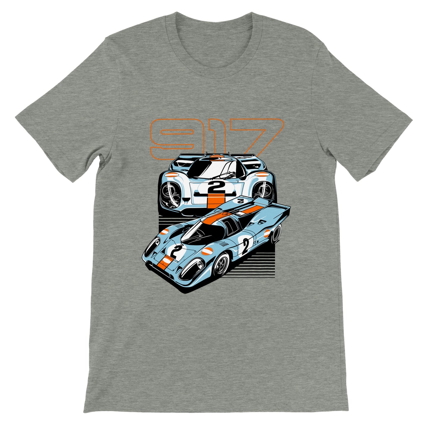 Auto-T-Shirt – Das Superauto 917 – Kunstwerk – Premium-Unisex-T-Shirt 