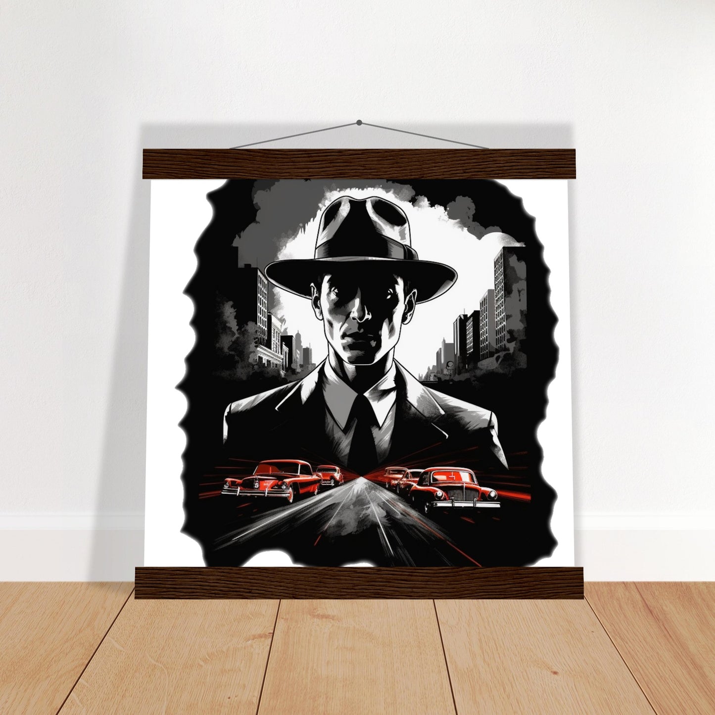 Plakat - LA Noire Vintage Artwork - Premium Mat Med Hanger