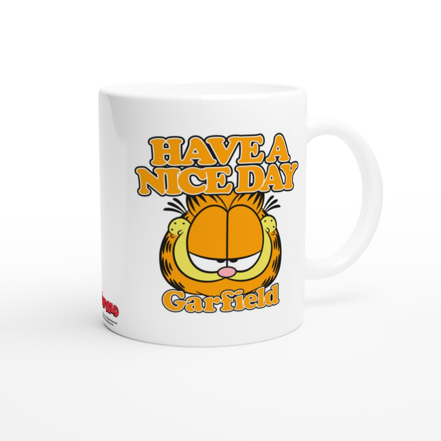 Official Garfield Mug - Have A Nice Day - 330ml White Mug