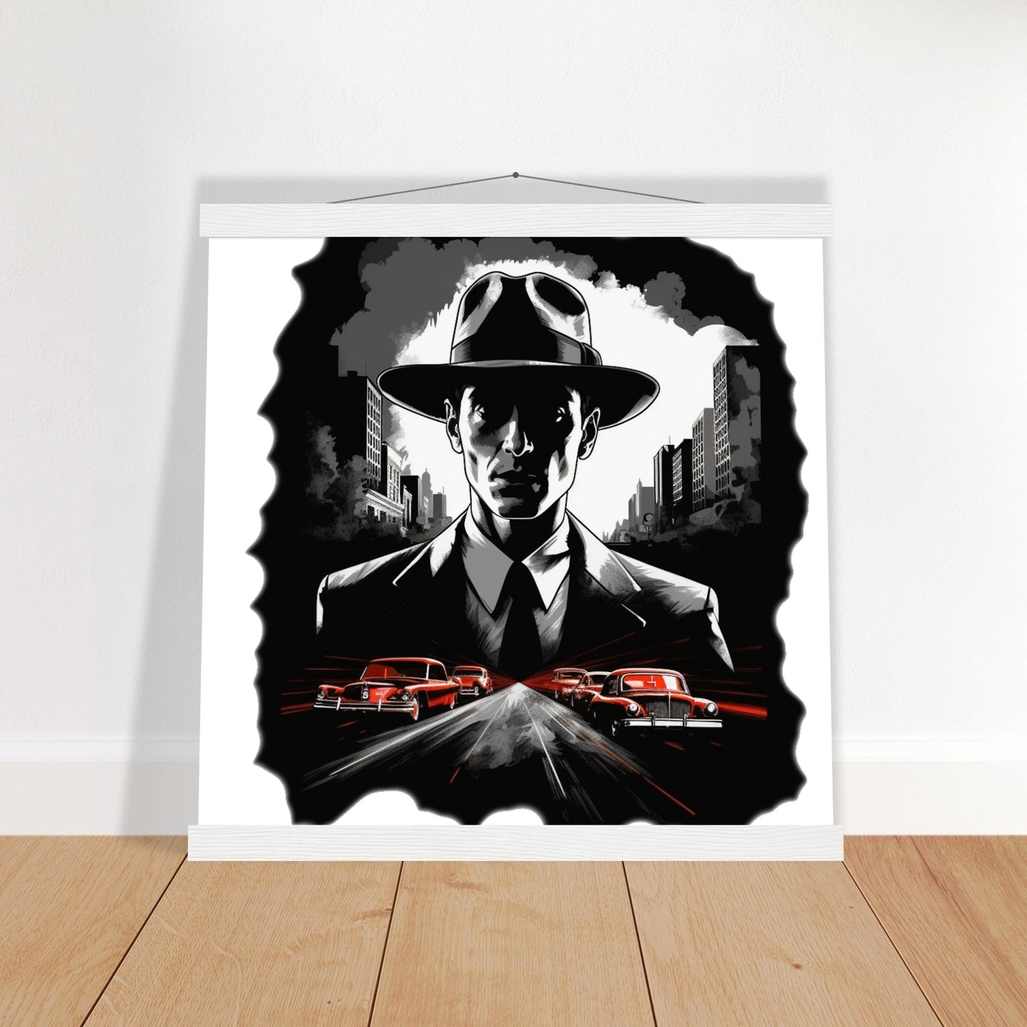 Plakat - LA Noire Vintage Artwork - Premium Mat Med Hanger