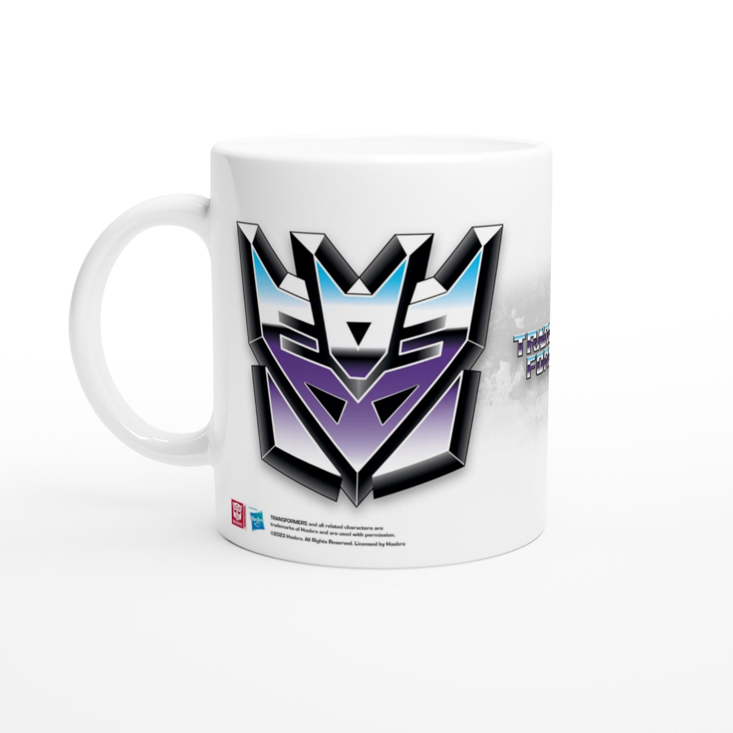 Offizielle Transformers-Tasse – Decepticon – 330 ml, weiße Tasse