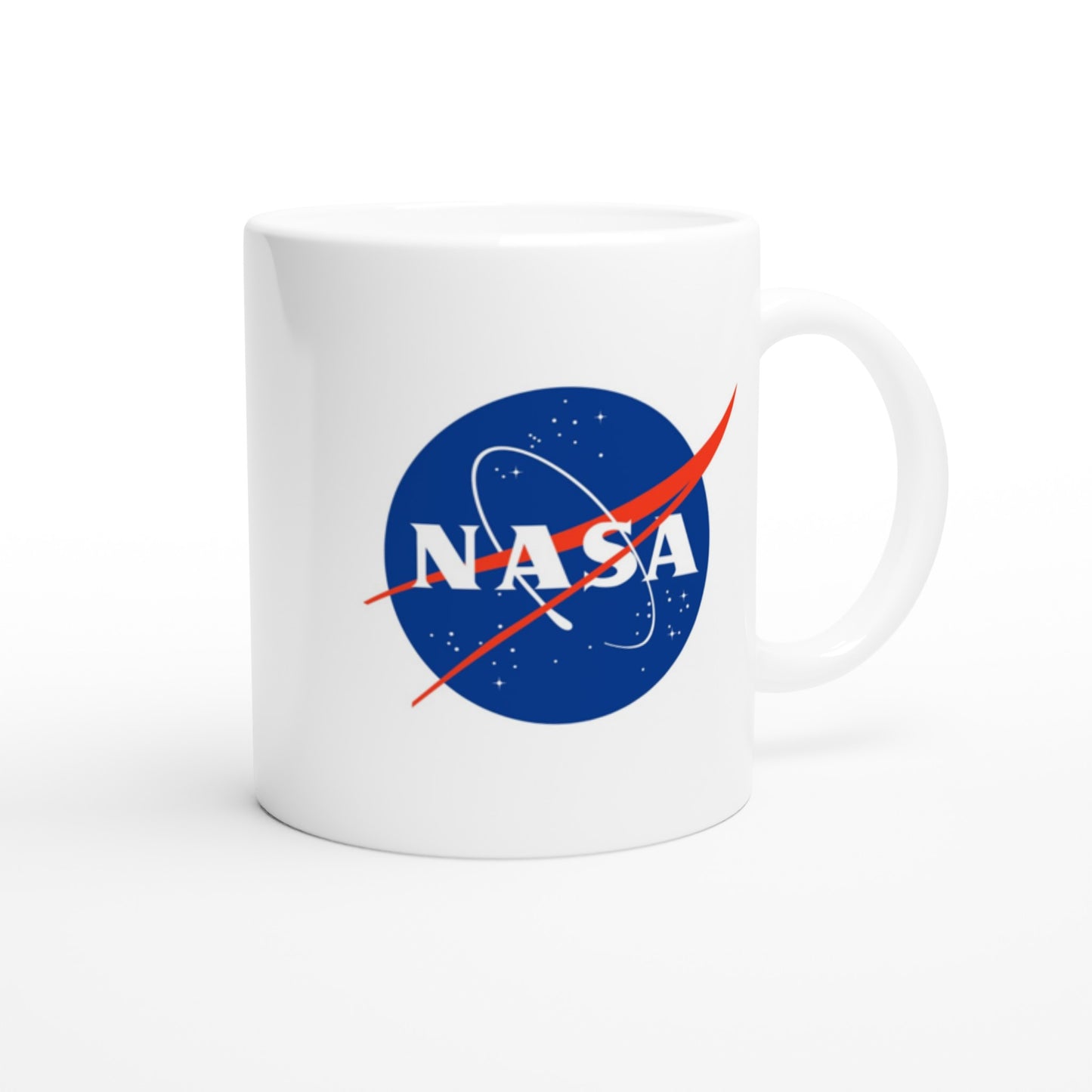 Offizielle NASA-Tasse – NASA-Logo – 330 ml, weiße Tasse