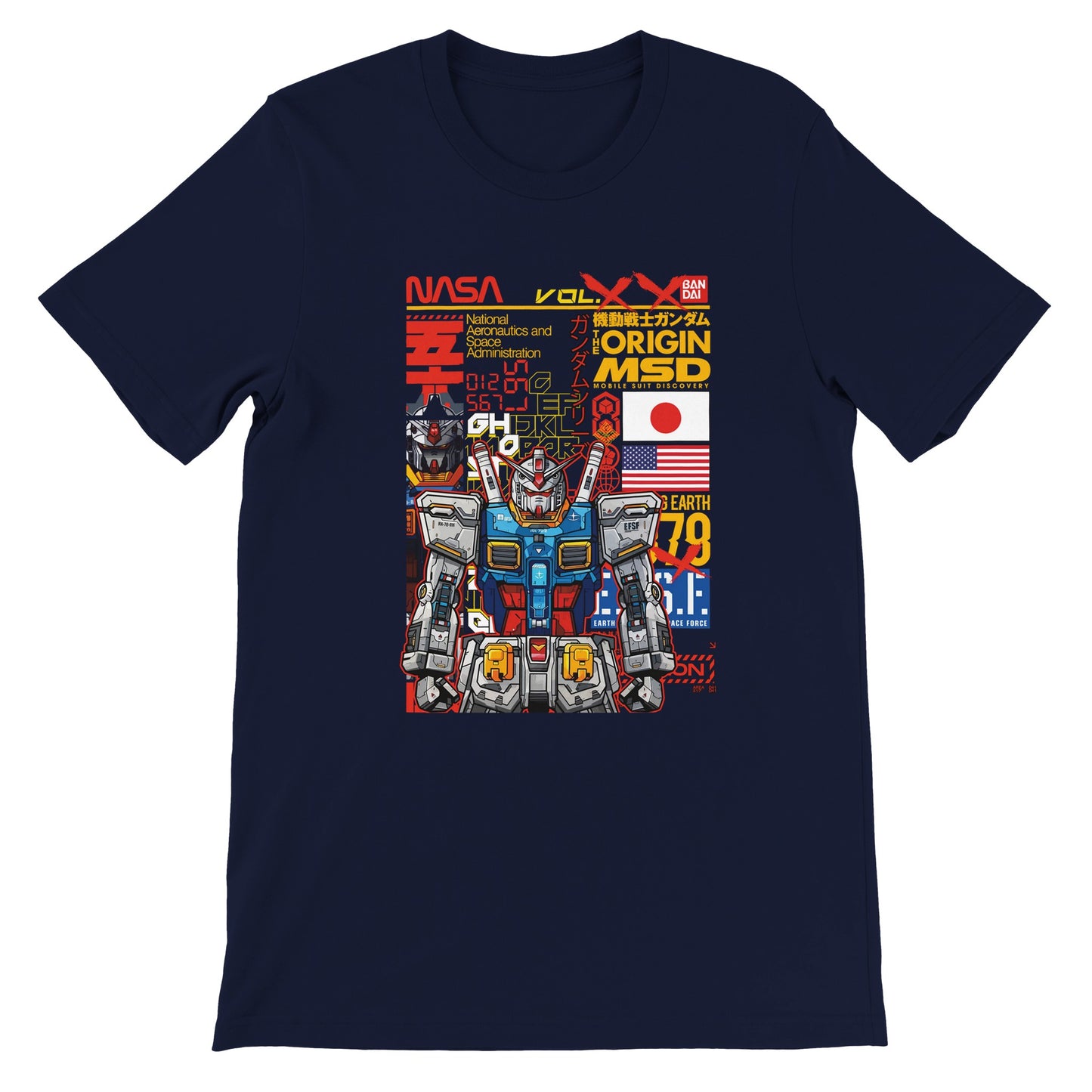 Gundam T-Shirts - Gundam Artwork Vol 3 - Premium Unisex T-Shirt 