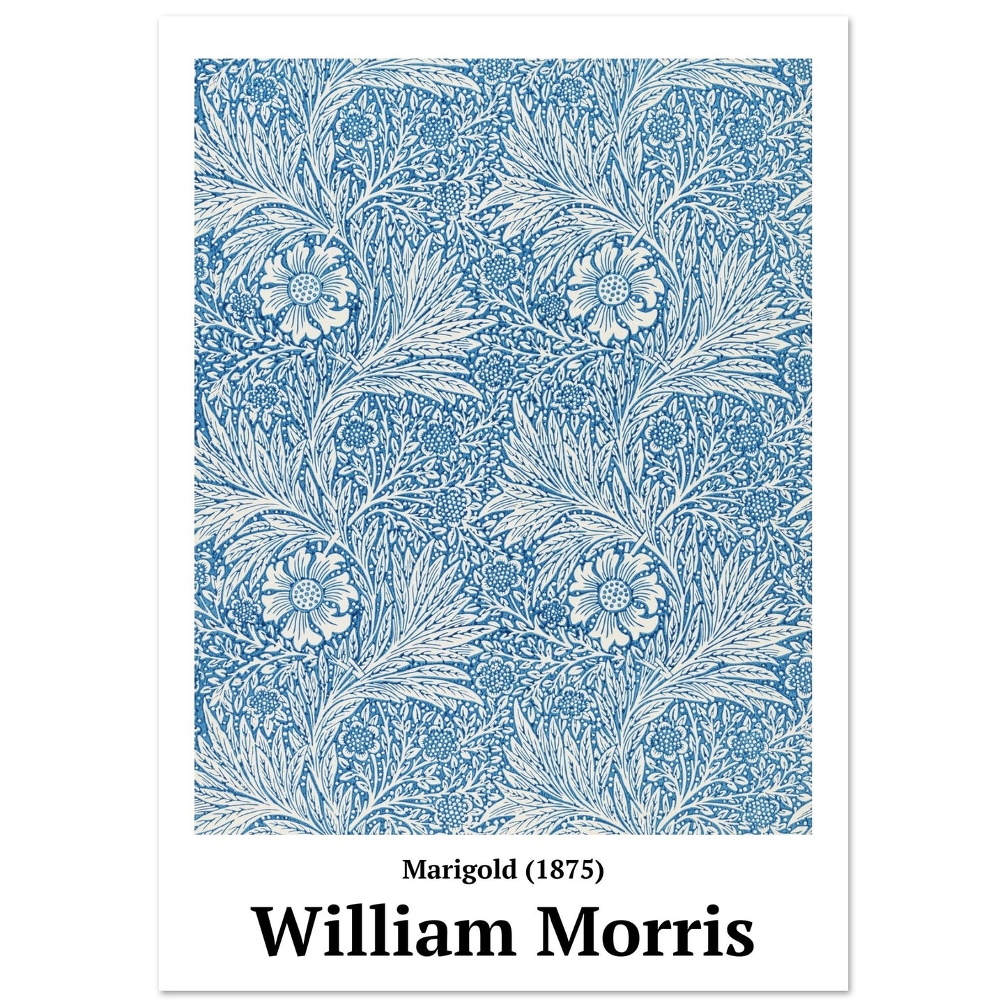 Poster - Marigold pattern (1875) William Morris - Premium Matte Poster Paper 