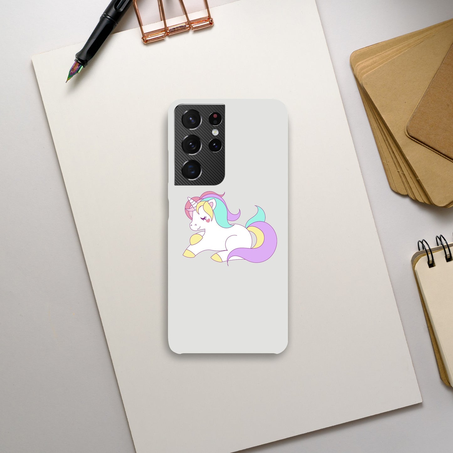 Slim Mobile Cover Artwork Einhorn – Iphone – Samsung