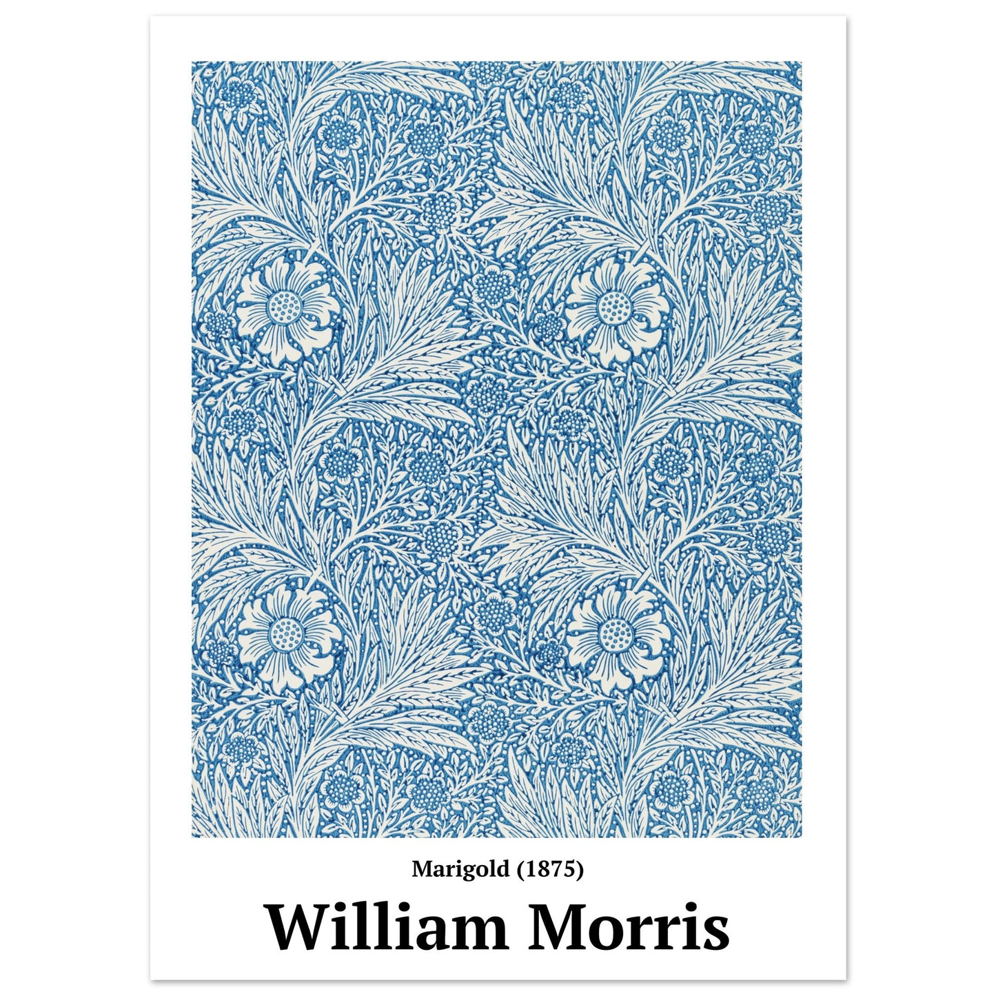 Poster - Marigold pattern (1875) William Morris - Premium Matte Poster Paper 