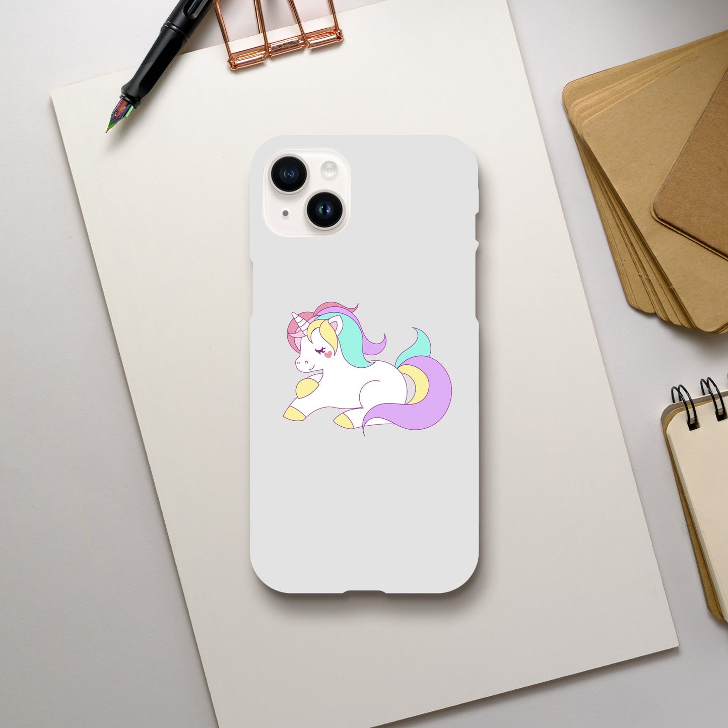 Slim Mobile Cover Artwork Einhorn – Iphone – Samsung