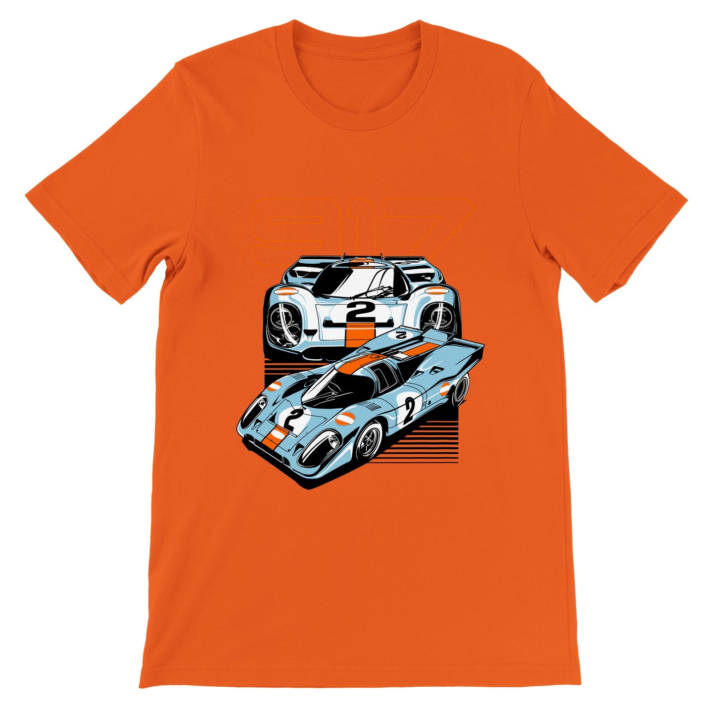 Auto-T-Shirt – Das Superauto 917 – Kunstwerk – Premium-Unisex-T-Shirt 