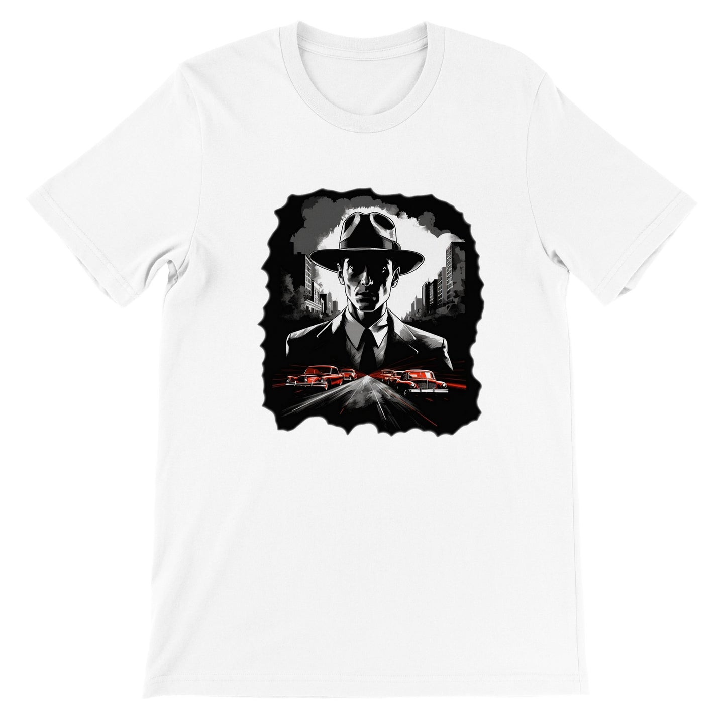 Kunstwerk-T-Shirt – LA Noire Vintage-Kunstwerk – Premium-Unisex-T-Shirt 