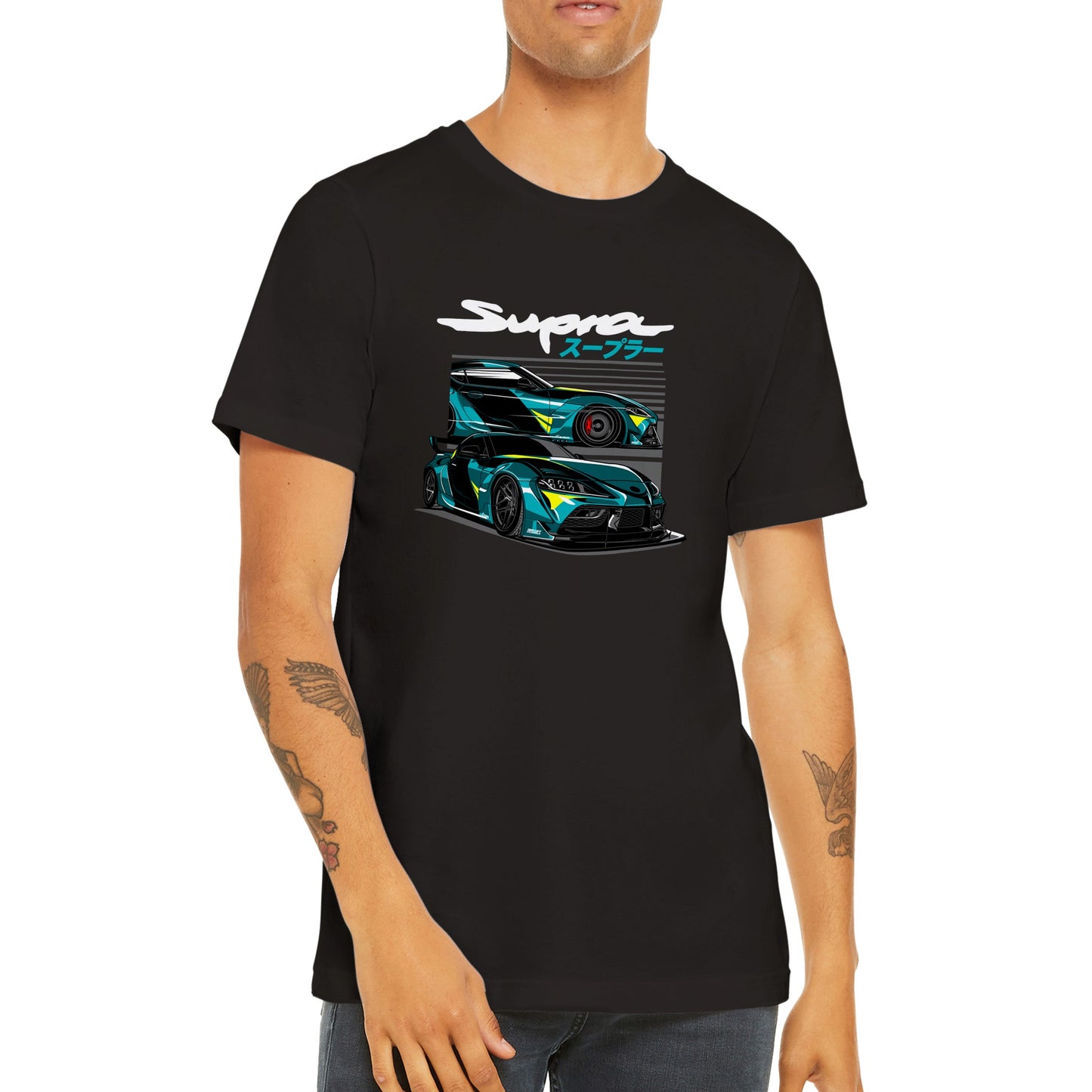 Car T-shirt - Legendary Supra - The Japanese King Artwork - Premium Unisex T-shirt