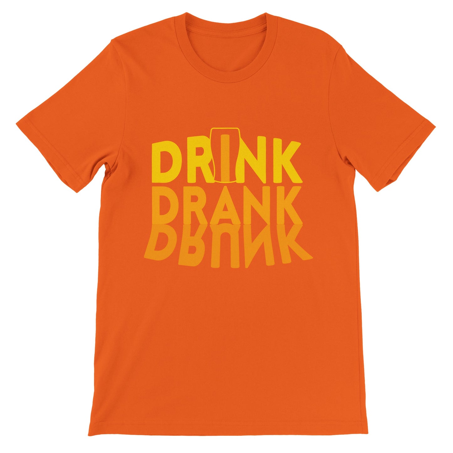 Lustige T-Shirts - Drink Drunk Drunk - Premium Unisex T-Shirt 