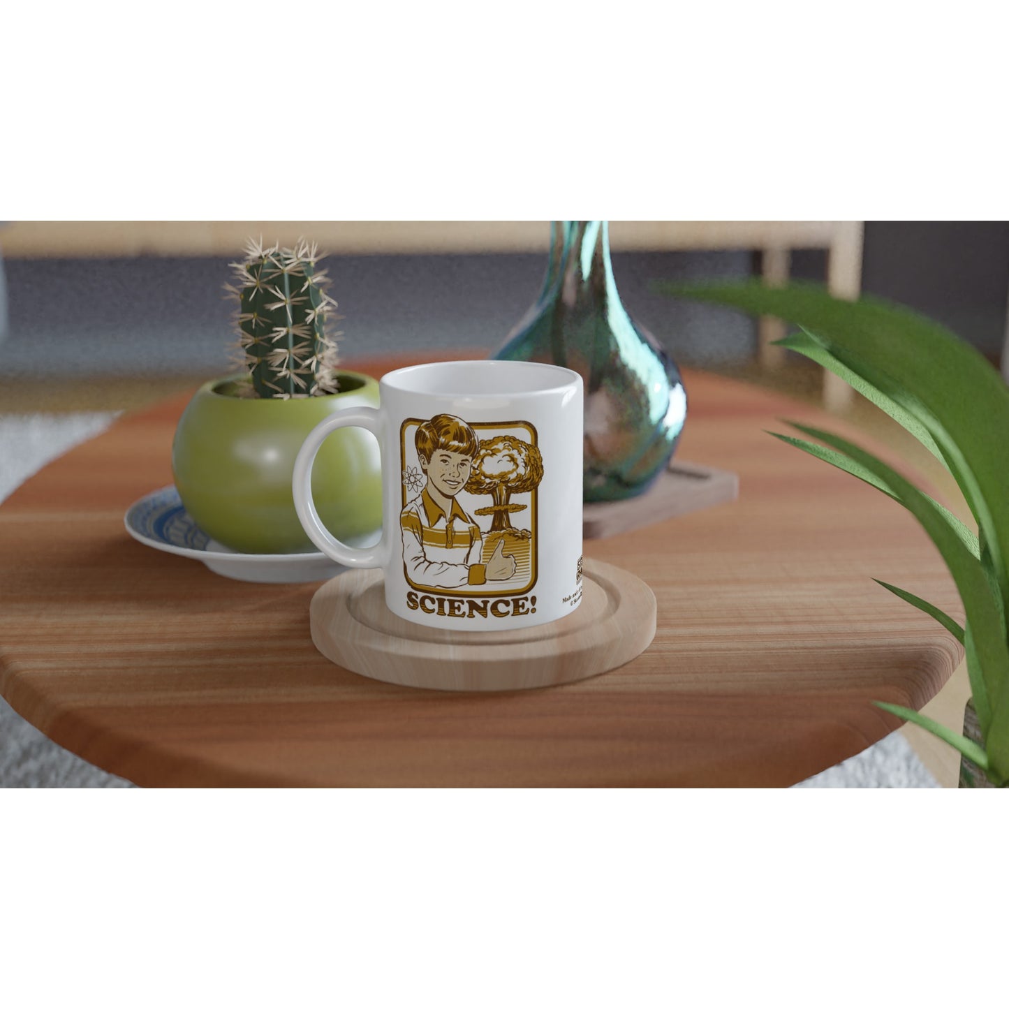 Official Steven Rhodes Mug - Science! - 330ml White Mug