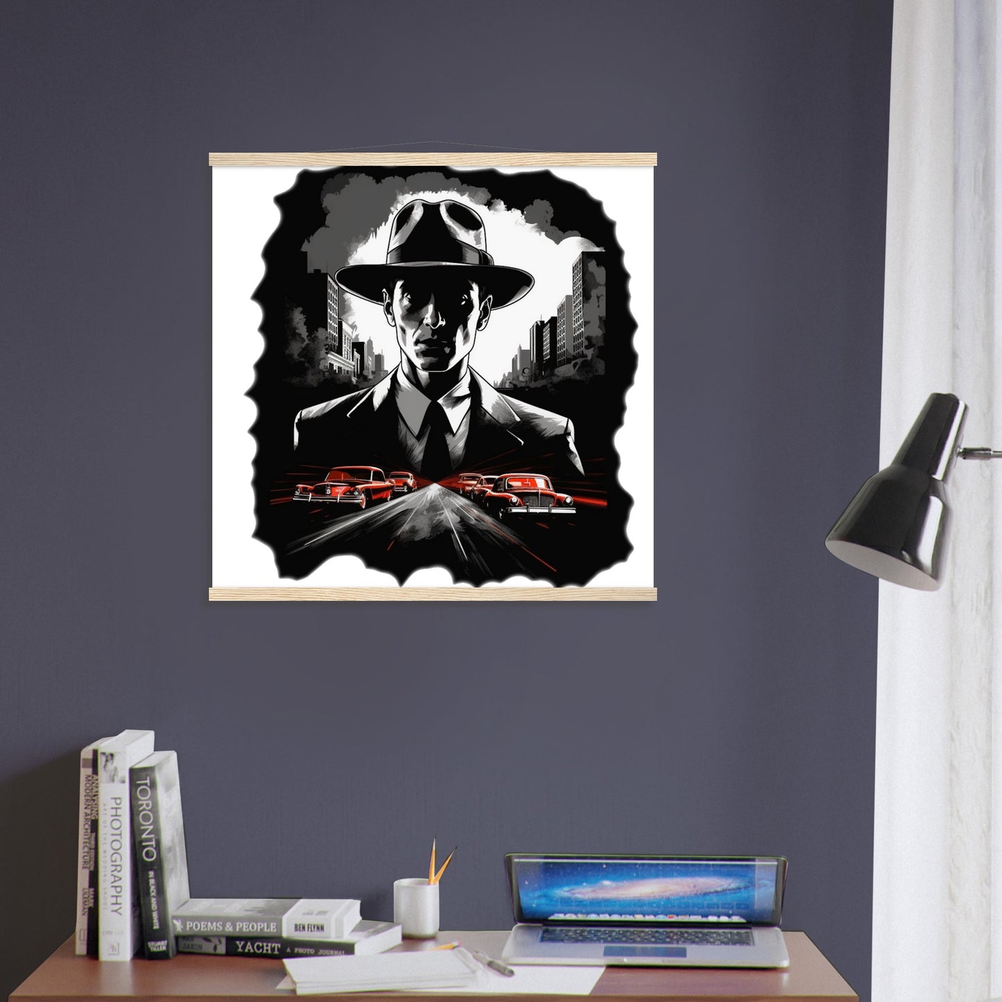 Plakat - LA Noire Vintage Artwork - Premium Mat Med Hanger