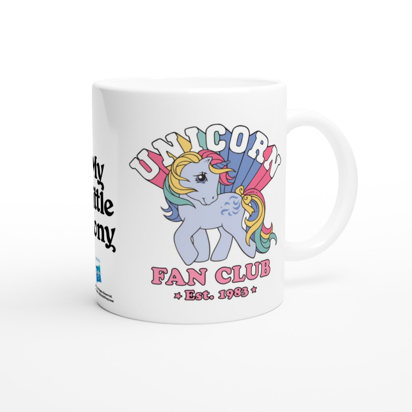 Official My Little Pony Mug - Unicorn Fan Club - 330ml White Mug