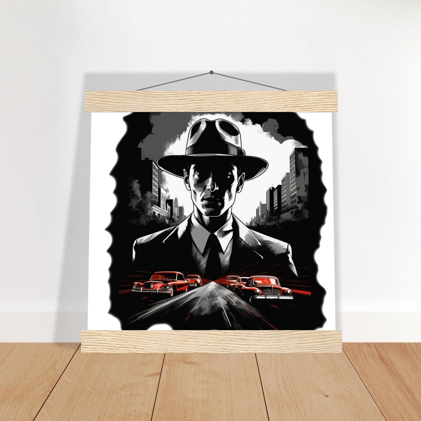 Plakat - LA Noire Vintage Artwork - Premium Mat Med Hanger