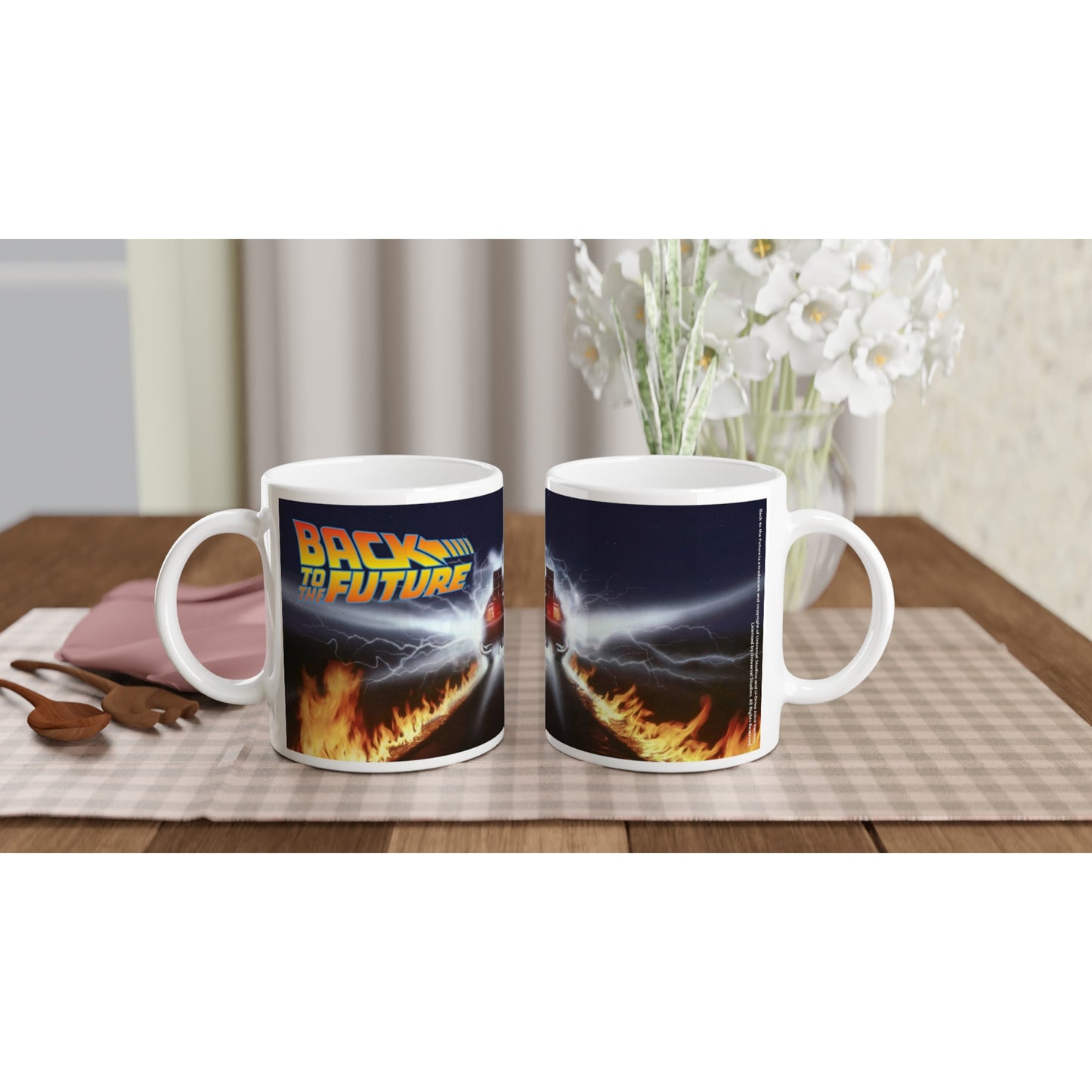 Official Back To The Future Mug - BTTF - 330ml White Mug