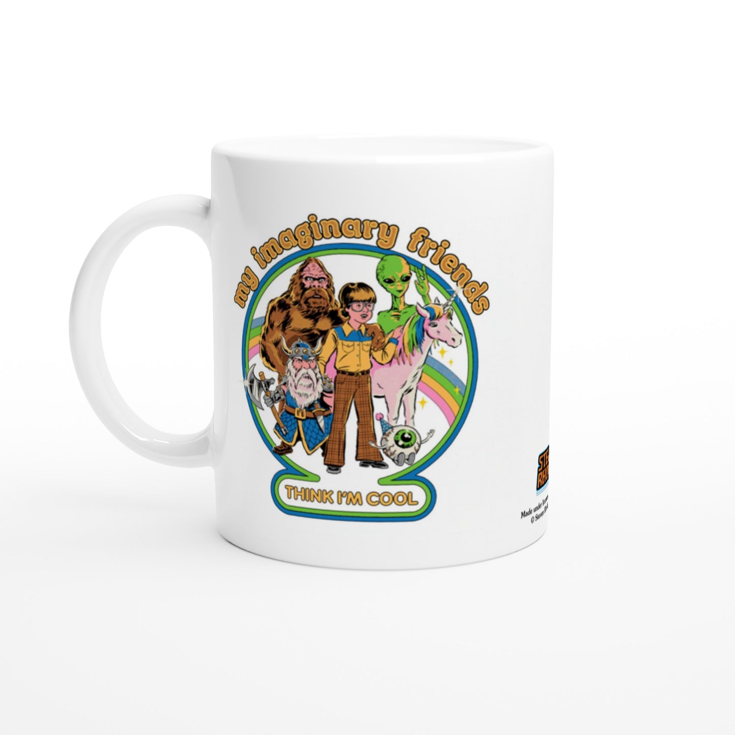 Official Steven Rhodes Mug - My Imaginary Friends - 330ml White Mug