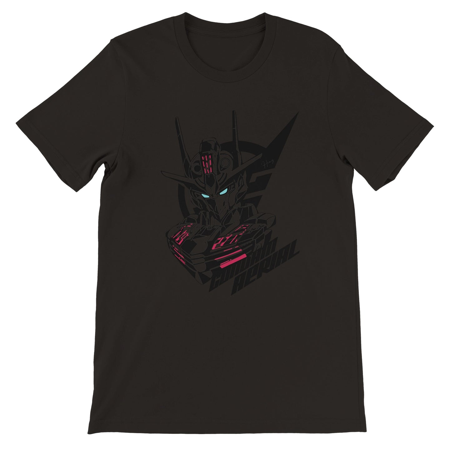 Gundam T-shirt - Gundam Aerial Artwork - Premium Unisex T-shirt