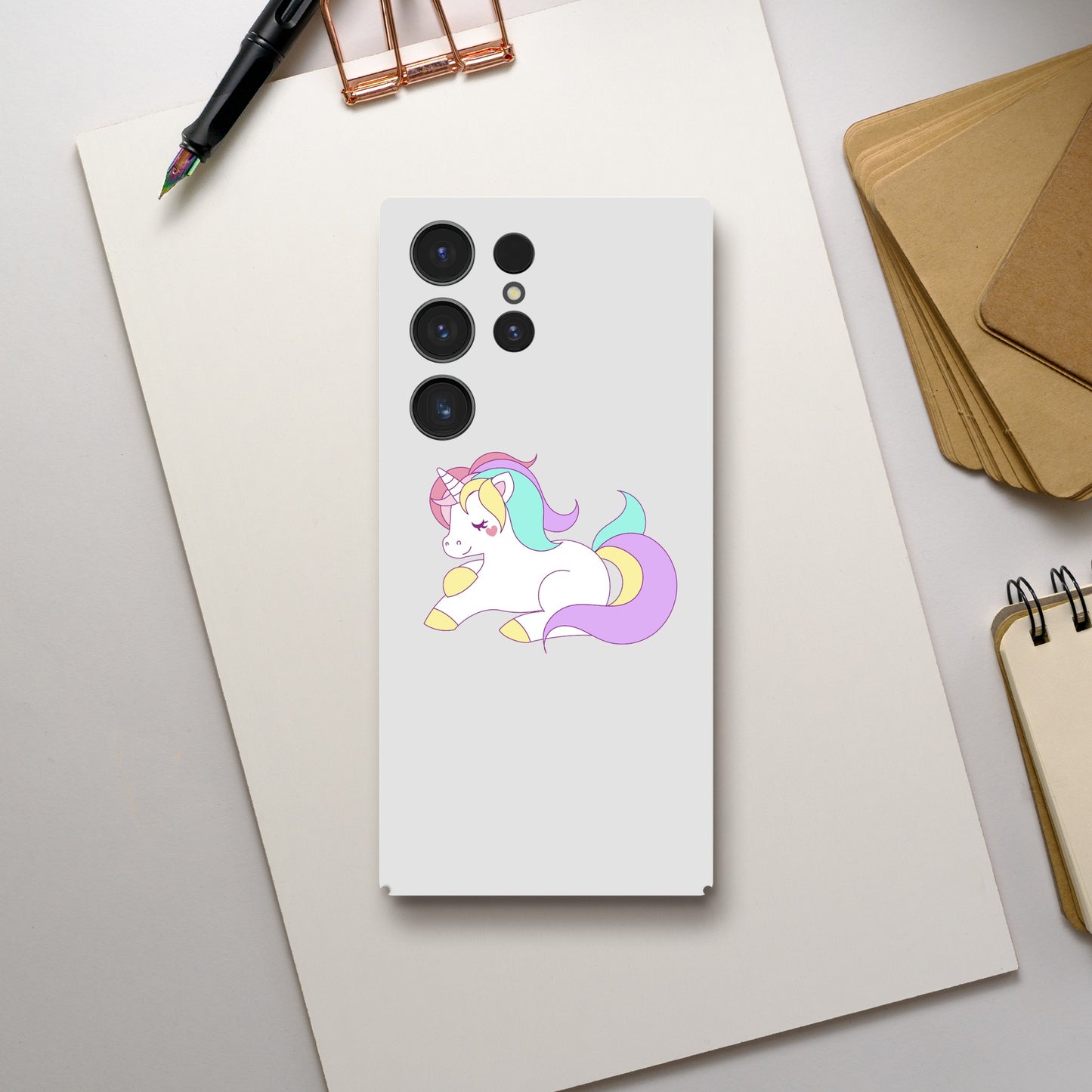 Slim Mobile Cover Artwork Einhorn – Iphone – Samsung