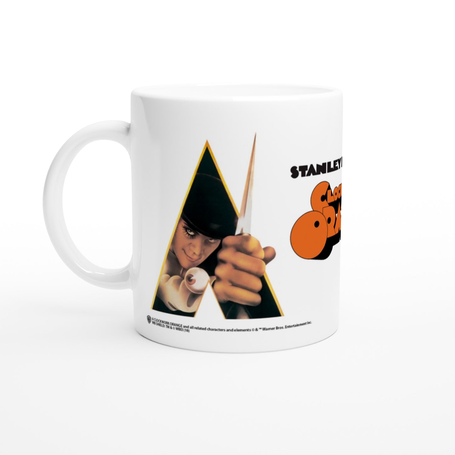 Officielt Clockwork Orange Krus - Stanley Kubricks Clockwork Orange - 330ml Hvidt Krus