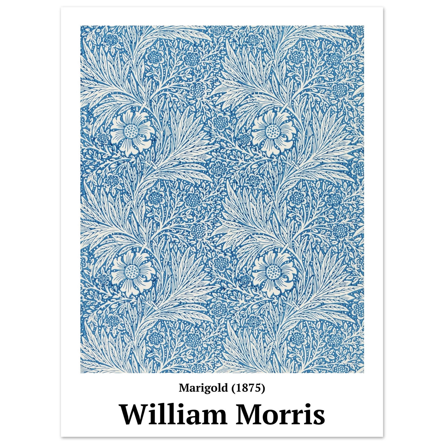 Poster - Marigold pattern (1875) William Morris - Premium Matte Poster Paper 