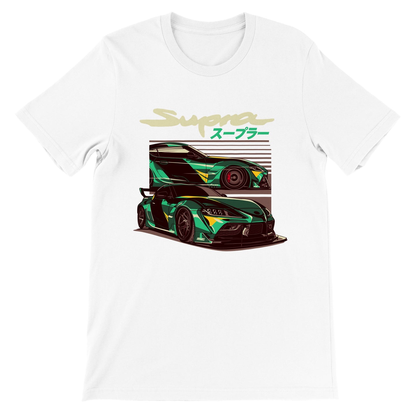 Auto-T-Shirt – Legendärer Supra – The Japanese King Artwork – Premium-Unisex-T-Shirt 