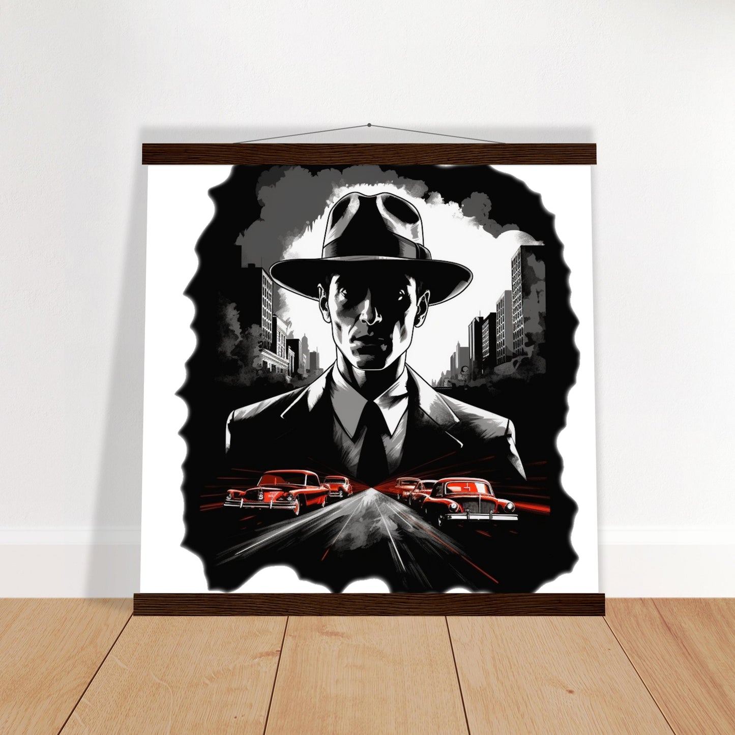 Plakat - LA Noire Vintage Artwork - Premium Mat Med Hanger