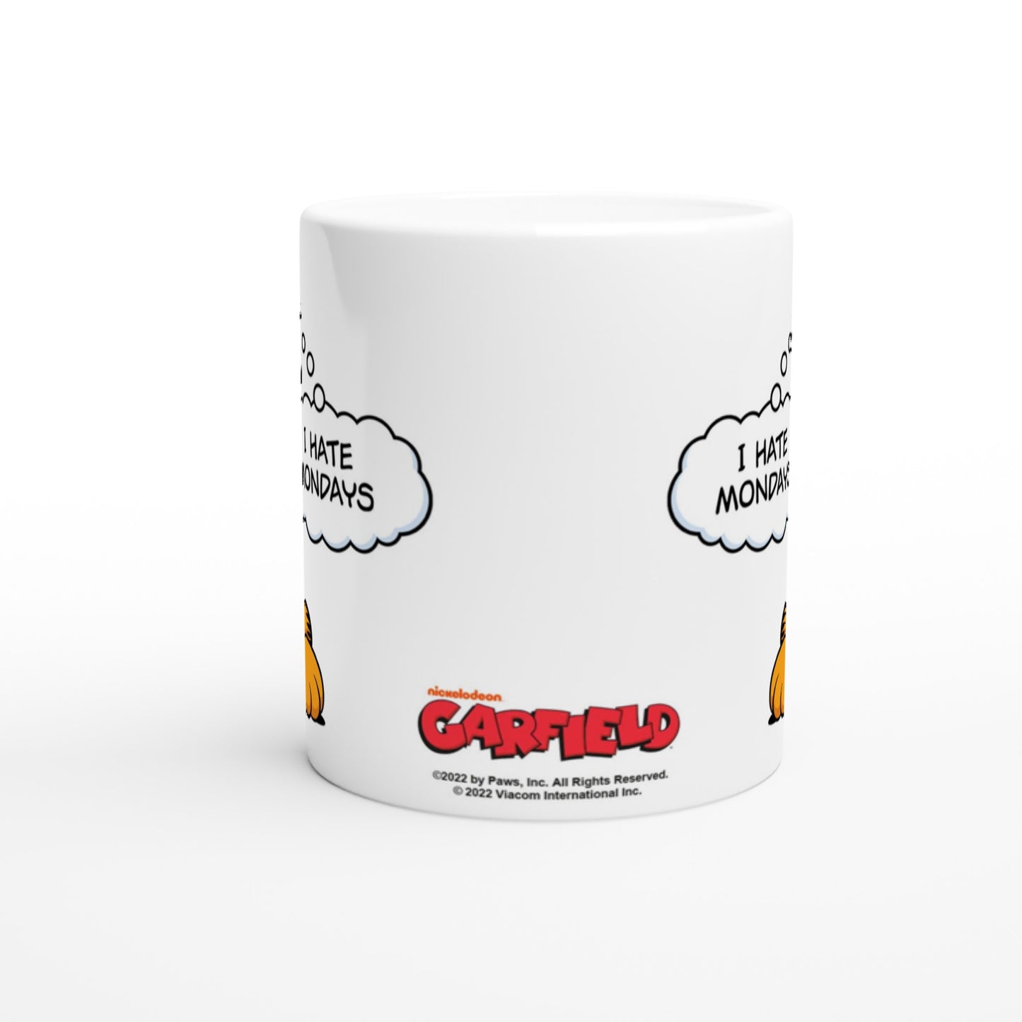 Official Garfield Mug - I Hate Mondays - 330ml White Mug