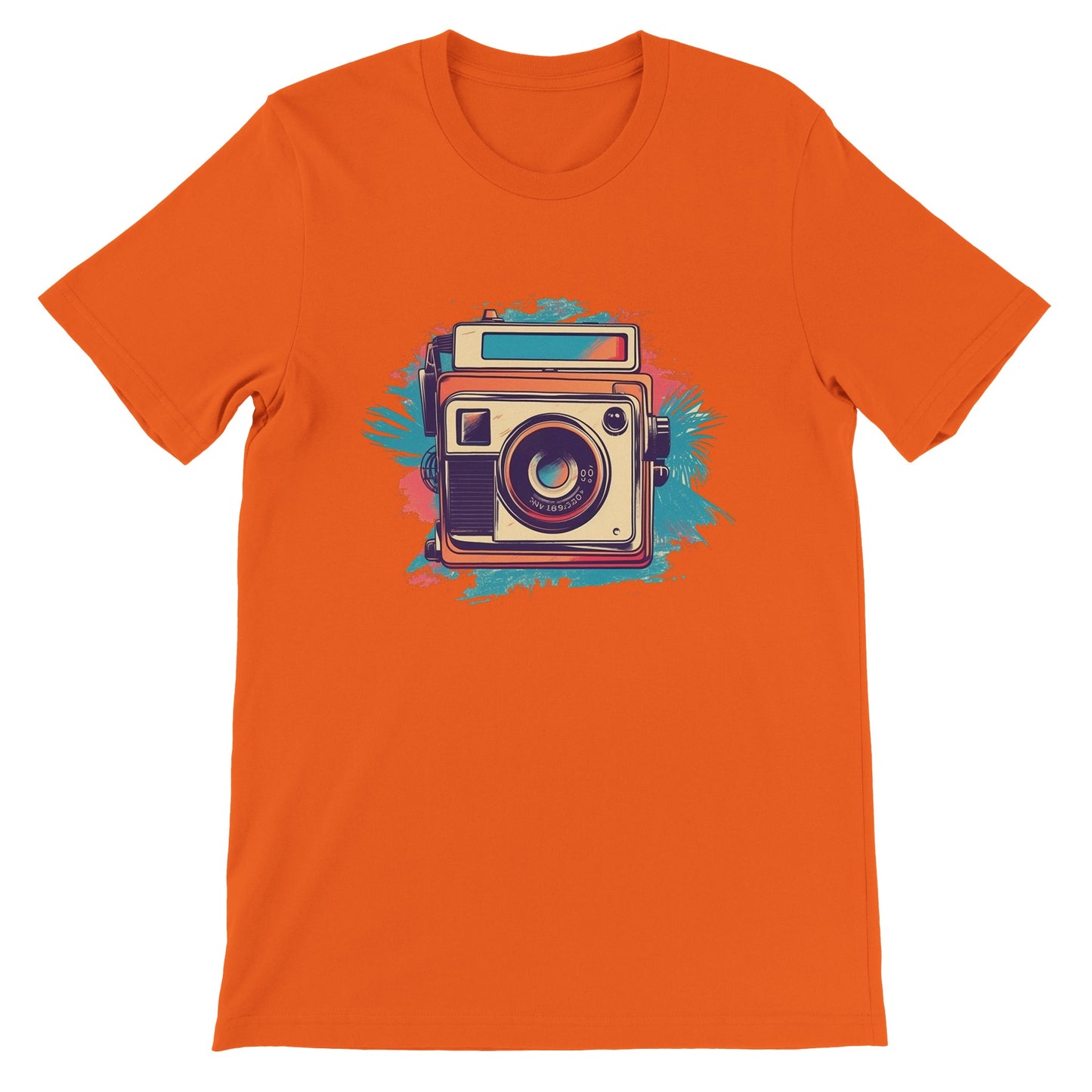Artwork T-shirt - Polaroid Camera Vintage Artwork Number 1 - Premium Unisex T-shirt 